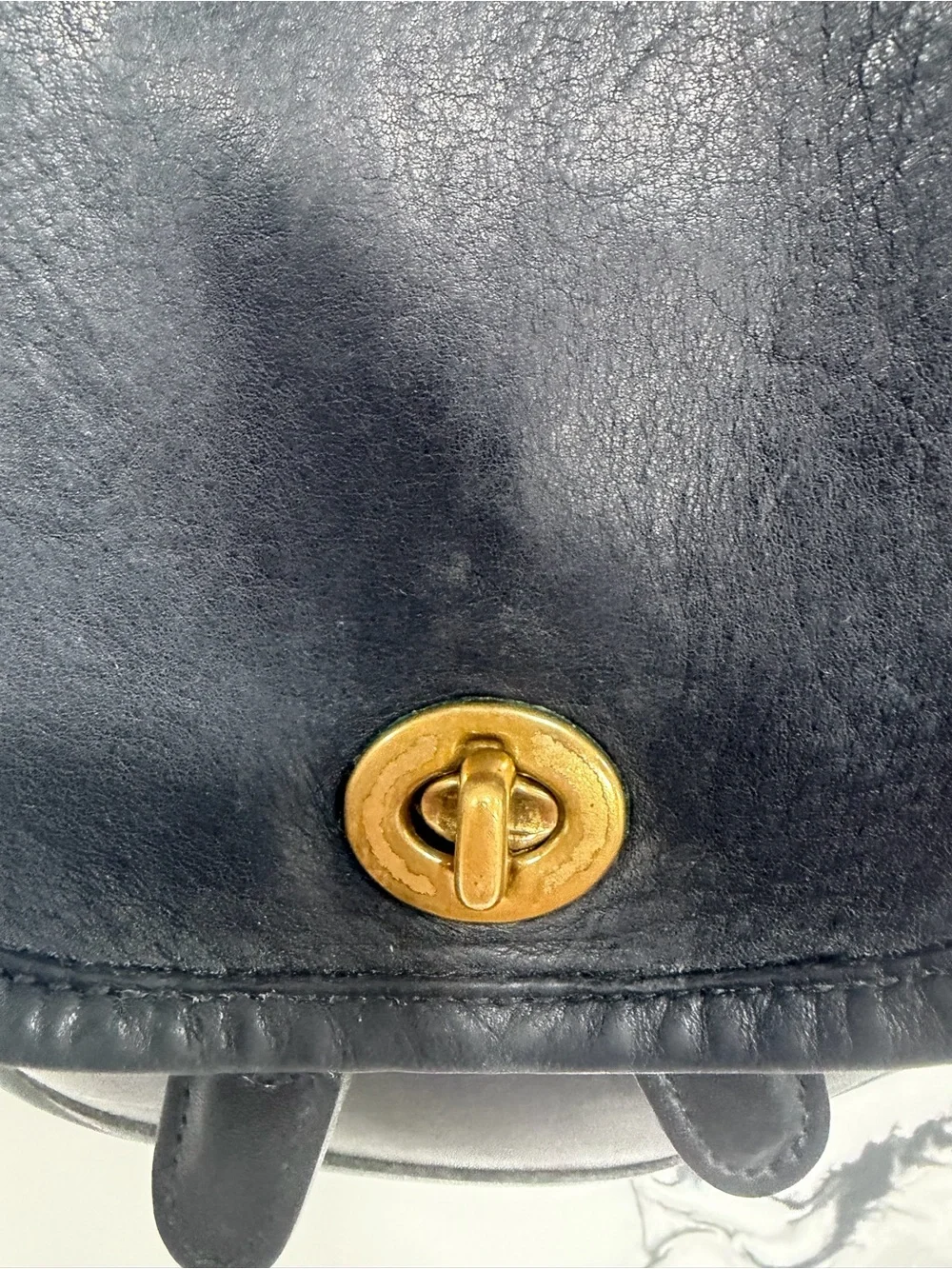 Coach compact leather